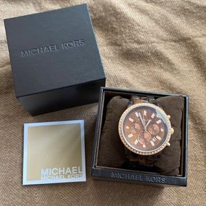 Michael Kors tortoise watch